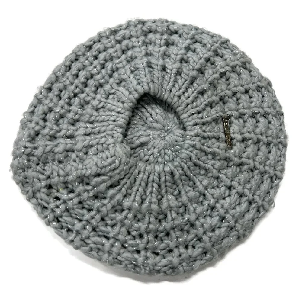 Catherine Malandrino Knit Beret Gray Hat‎